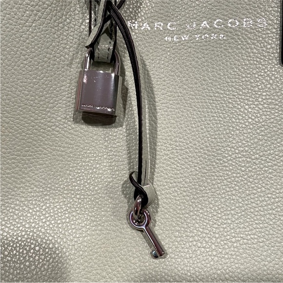 NWT Marc Jacobs Mini Grind satchel Tote bag Mint green color w crossbody strap - Picture 6 of 13